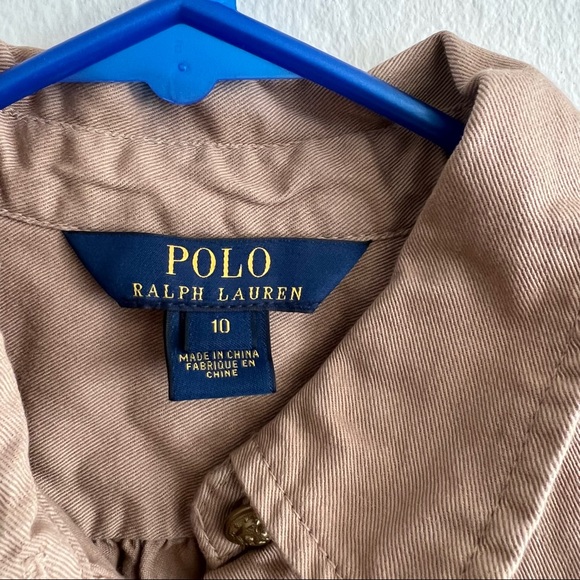 Ralph Lauren Belted Cotton Chino Shirtdress size 10 - Picture 10 of 13